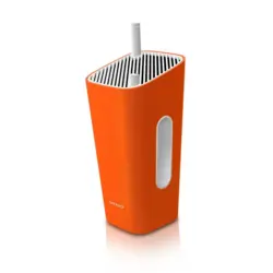 Smart portable radio in orange