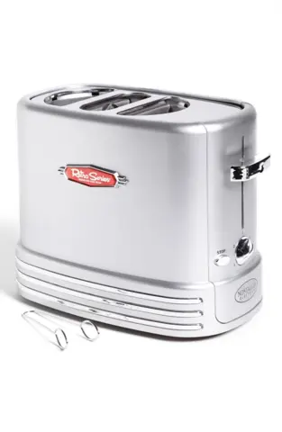 Electric toaster for hot dogs