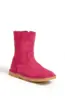 Pink suede boots for girls