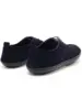 Dark blue suede shoes for men